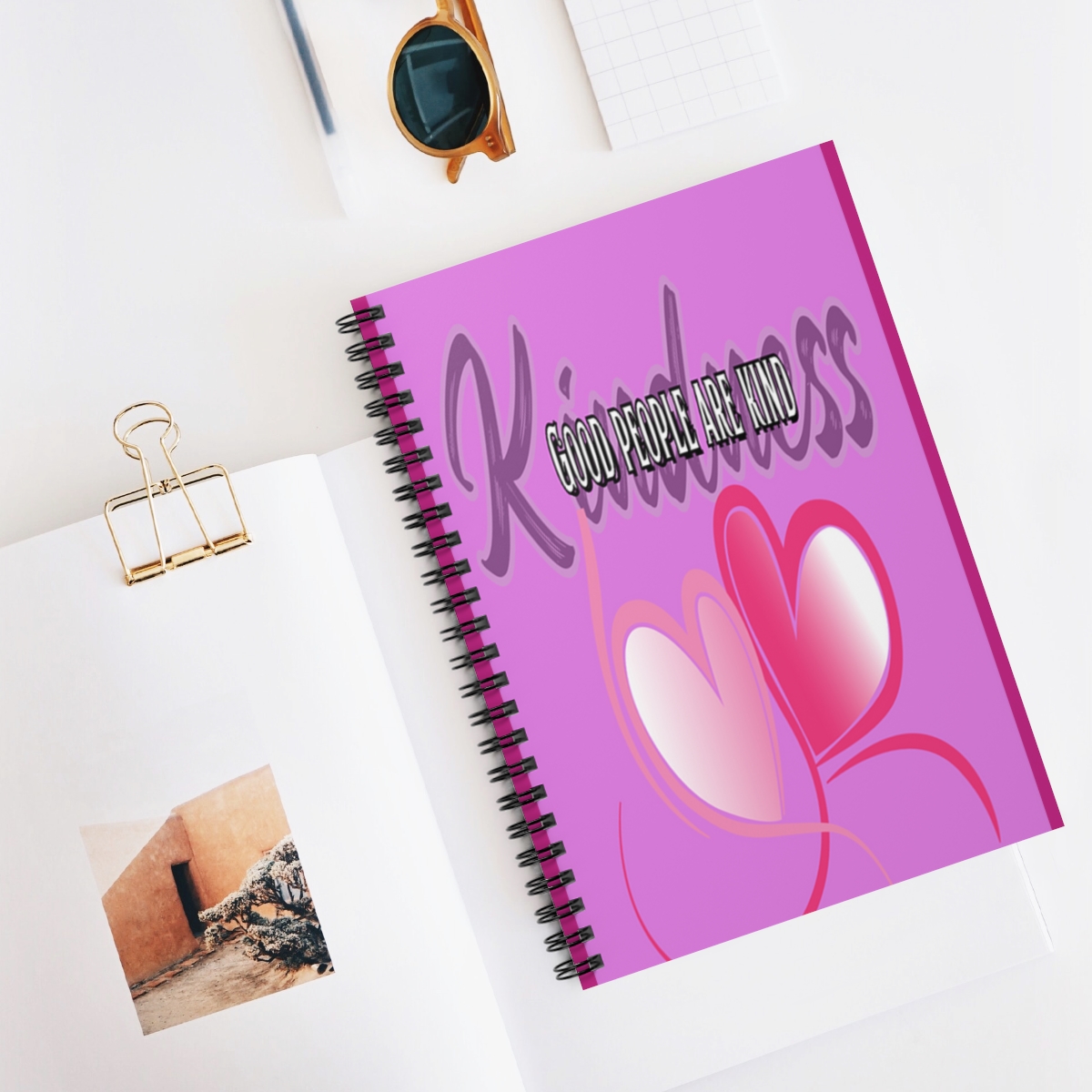 Good People are Kind | Spiral Notebook | Back To School Gift - One Size