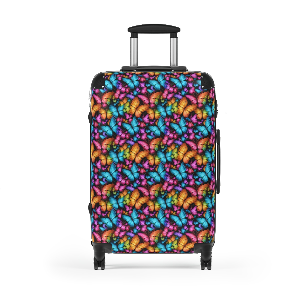 Fantasy Butterfly Suitcase - Medium, Black