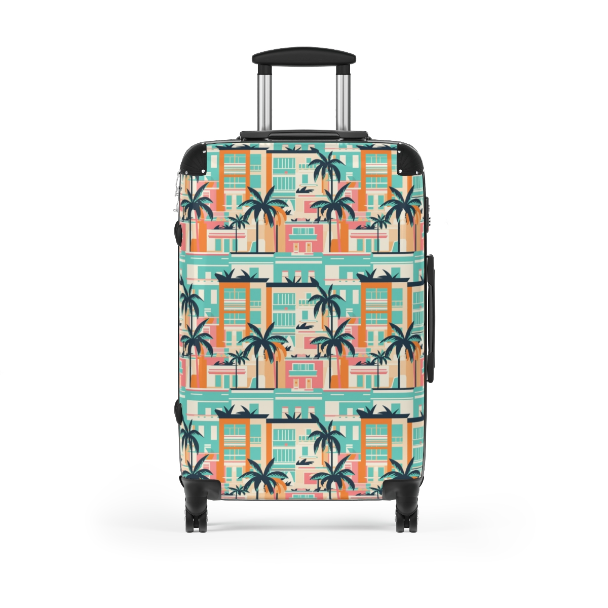 Miami Vibes Suitcase - Medium, Black