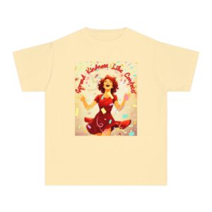 Spread Kindness Like Confetti | Youth Midweight Tee - Butter, XS